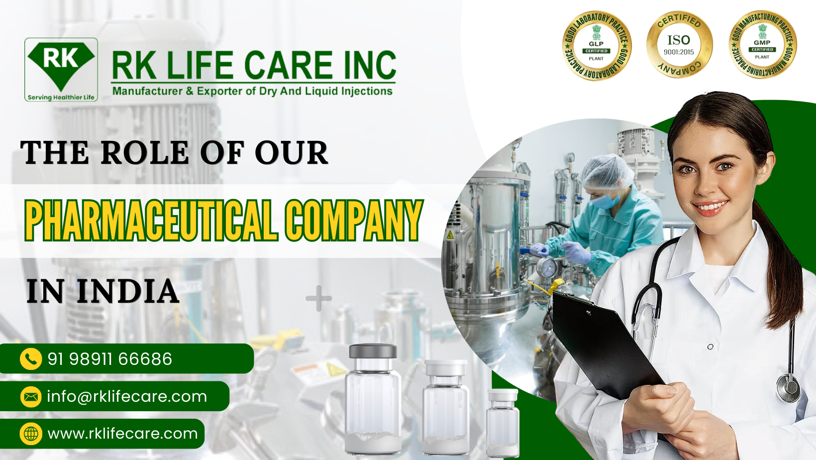 The Role of Our Pharmaceutical Company in India